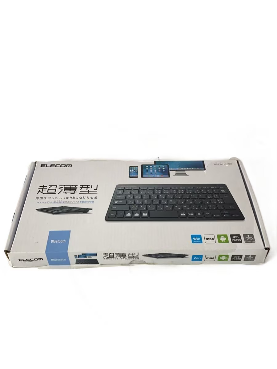 ELECOM keyboard TK FBP100BK Black