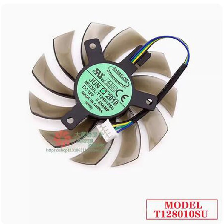 Graphics Card Cooling Fan T128010SU/PLD08010S12HH For Gigabyte GTX760 770 780 ==
