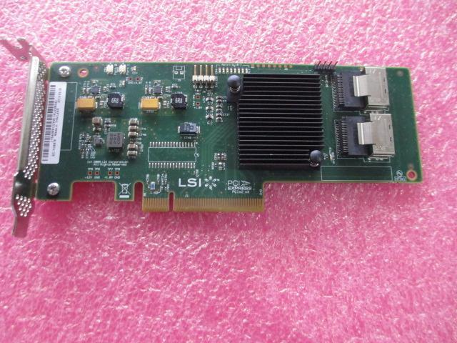 LSI Logic SAS9201-8i 500605B 6GB PCIe Express 2.0 RAID Card 45W9122 Low Profile