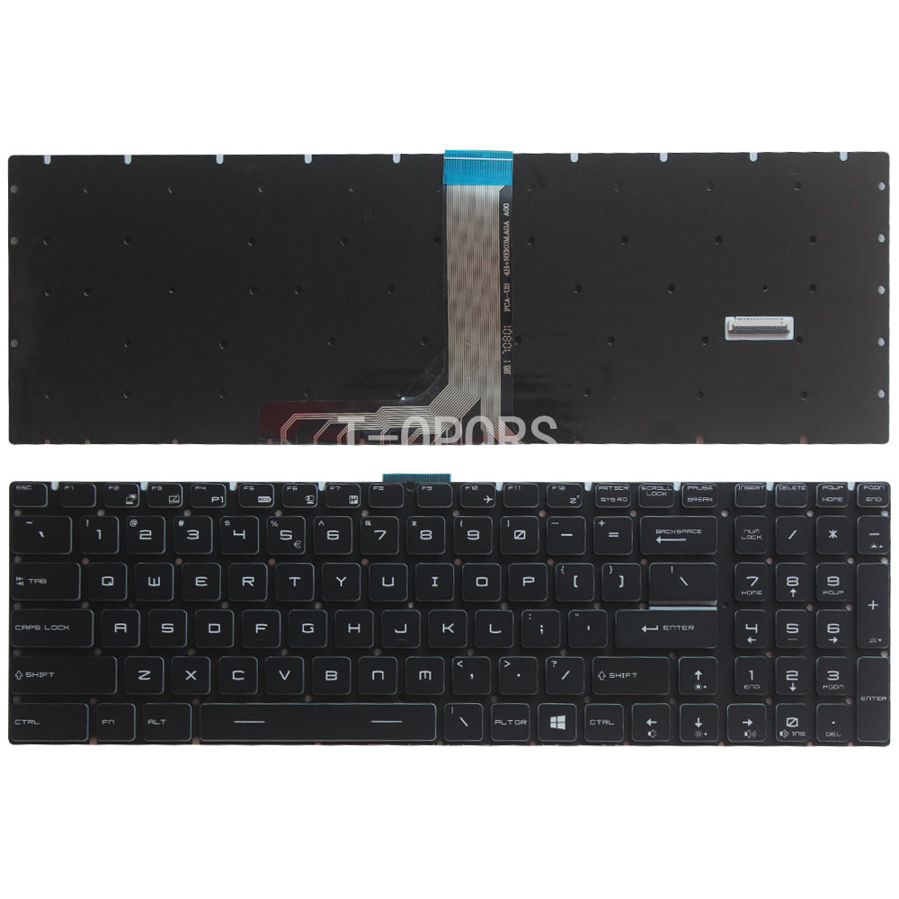 FOR MSI GS75 Stealth 10SE 10SF 8SE 8SG MS-17G1 Keyboard W/ Per-Key RGB Backlight
