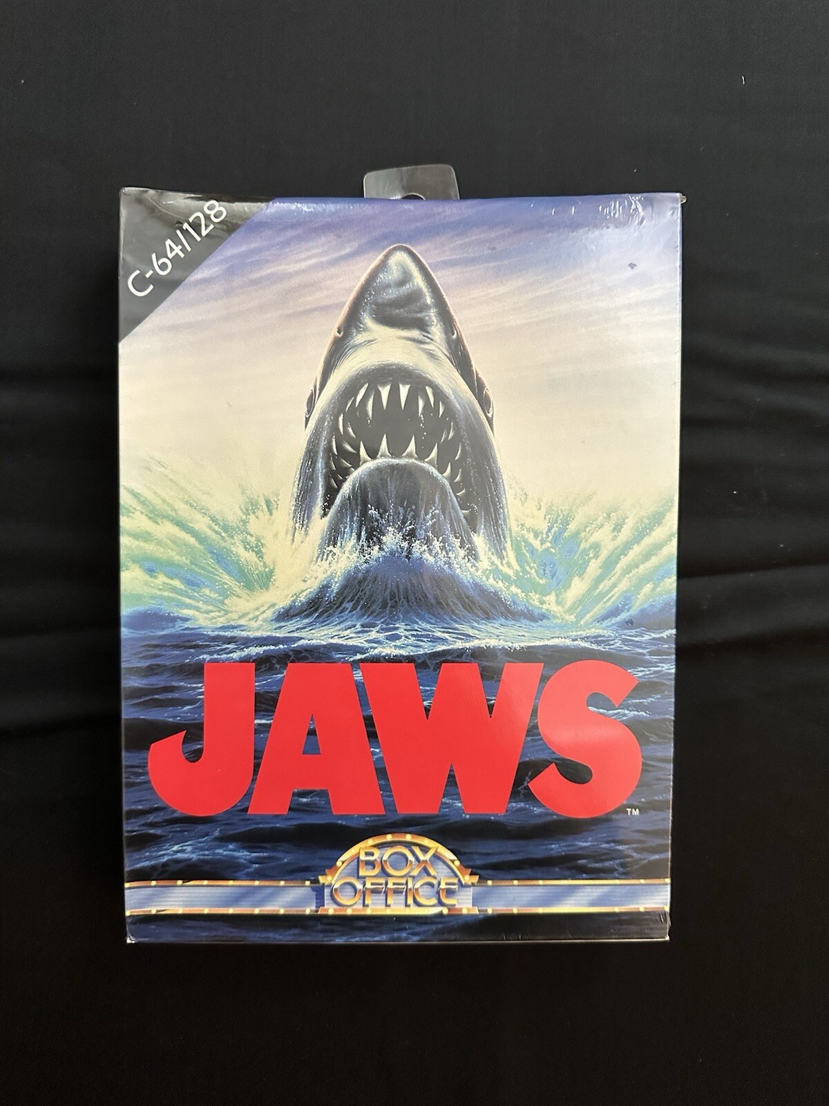 JAWS Box Office Commodore 64 C64 128 Big Box NEW SEALED Very Rare