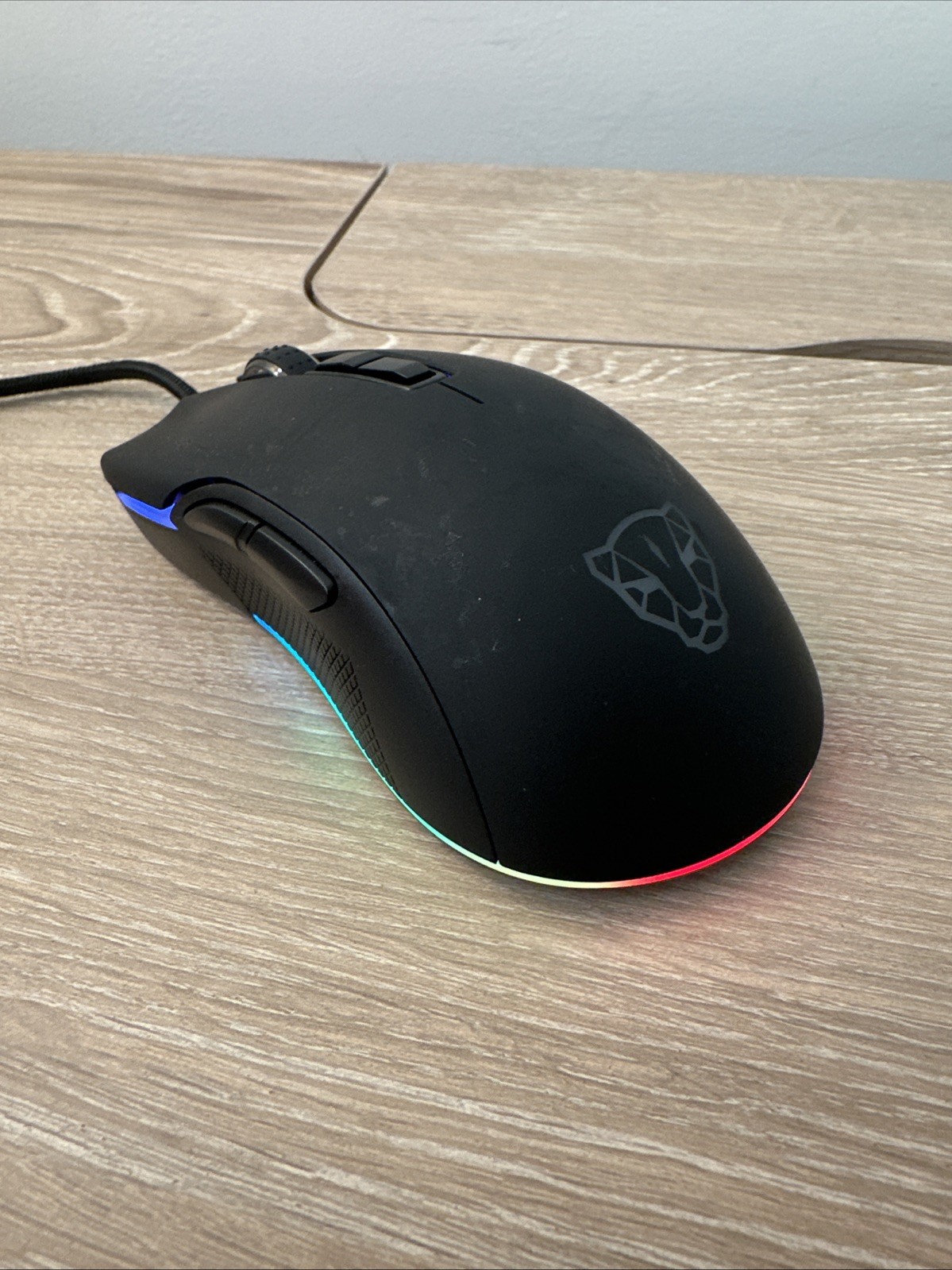 Motospeed V70 RGB Backlit Wired Gaming Mouse W/ Anti-Skid Roller & Programmable