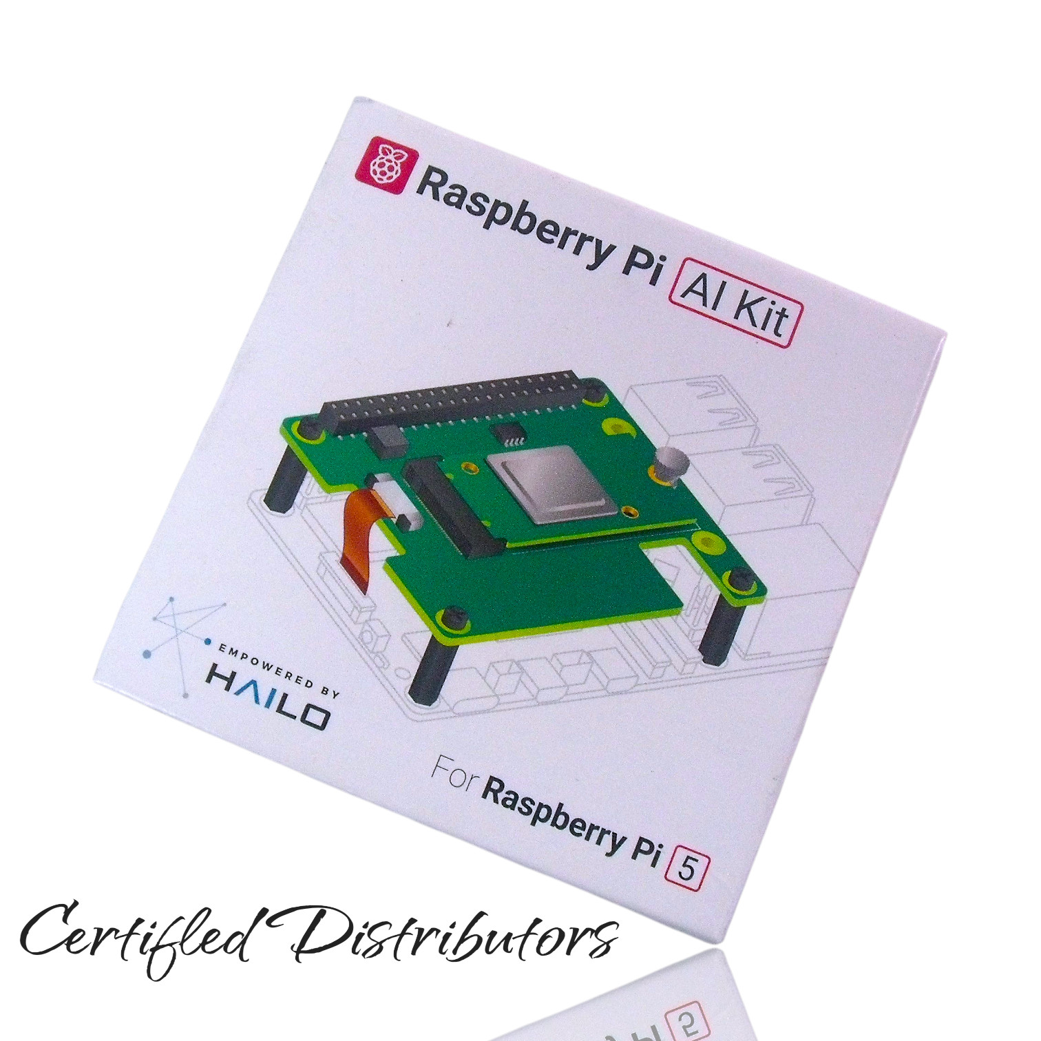 Raspberry Pi AI Kit w/ M.2 HAT+ and Hailo AI Acceleration Module, 13TOPS New