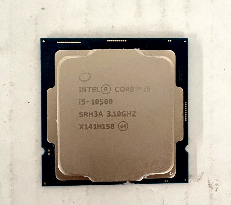 Intel Core i5-10500 3.10GHz 6-Core LGA 1200 Desktop CPU SRH3A Processor (F1)