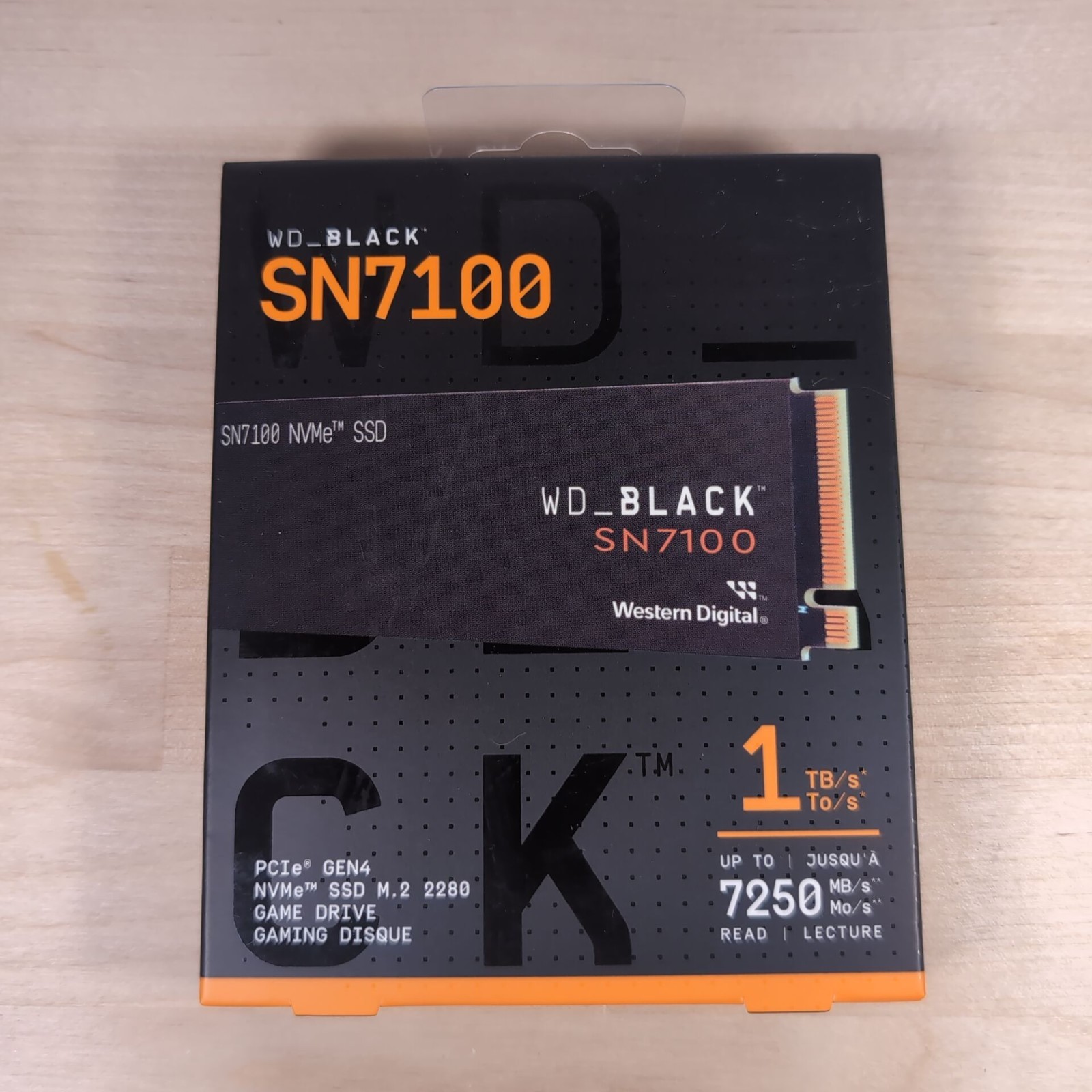 New WD BLACK SN7100 1TB NVMe Gen4 PCIe M.2 2280 Internal Gaming SSD WDS100T4X0E