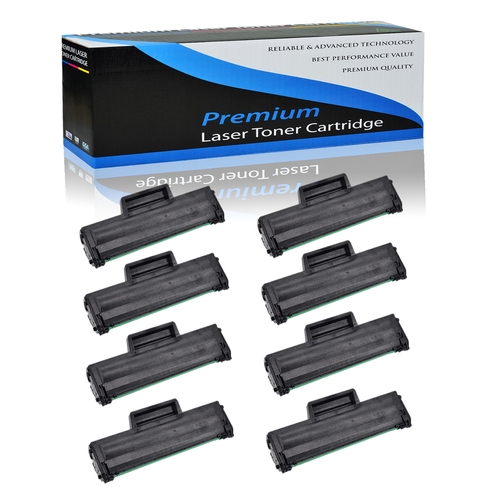 10PK MLT-D104S 104S Toner for Samsung ML-1660 ML-1661 ML-1665 ML-1666 ML-1670