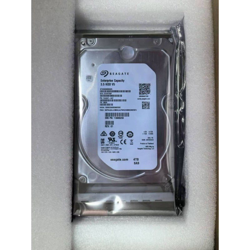 1PCS 4TB 7.2K 3.5 SAS FOR EMC DataDomain 6300 6800 005052090 Storage Hard Disk