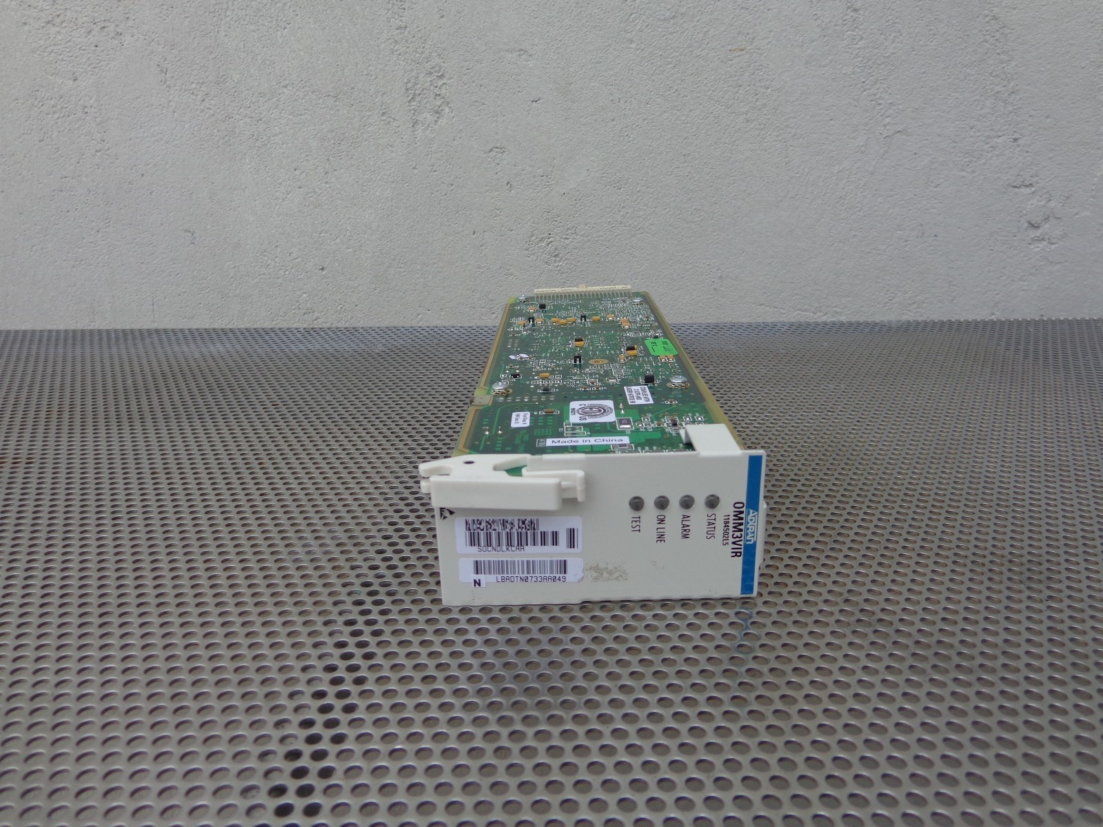 Adtran 1184502L5 OPTI-6100 OMM3VIR OC-3 IR Optical Multiplexor Module MX SMX 