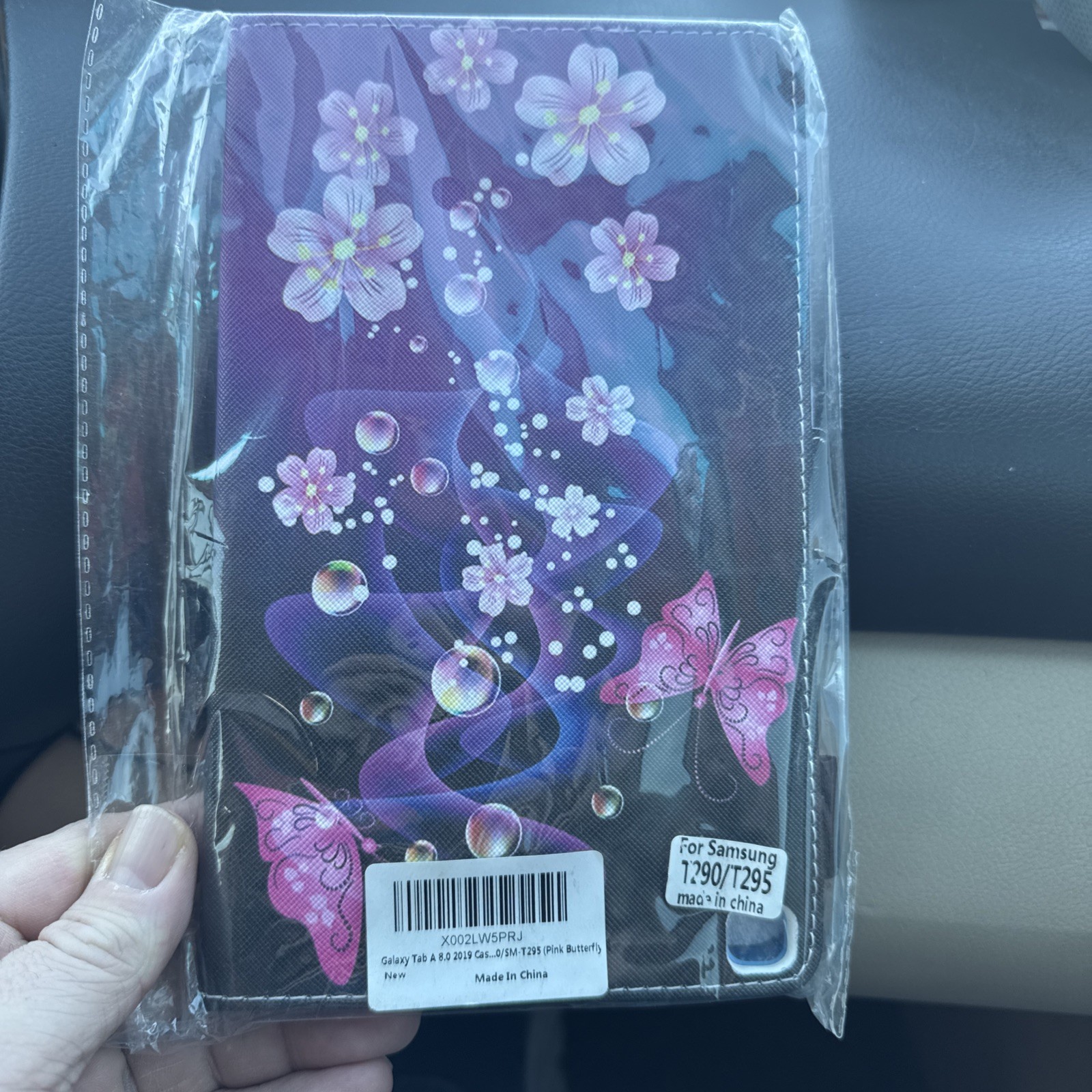 Pink Butterfly Protective Tablet Case For Galaxy Tab A 8.0 T290 (NEW)