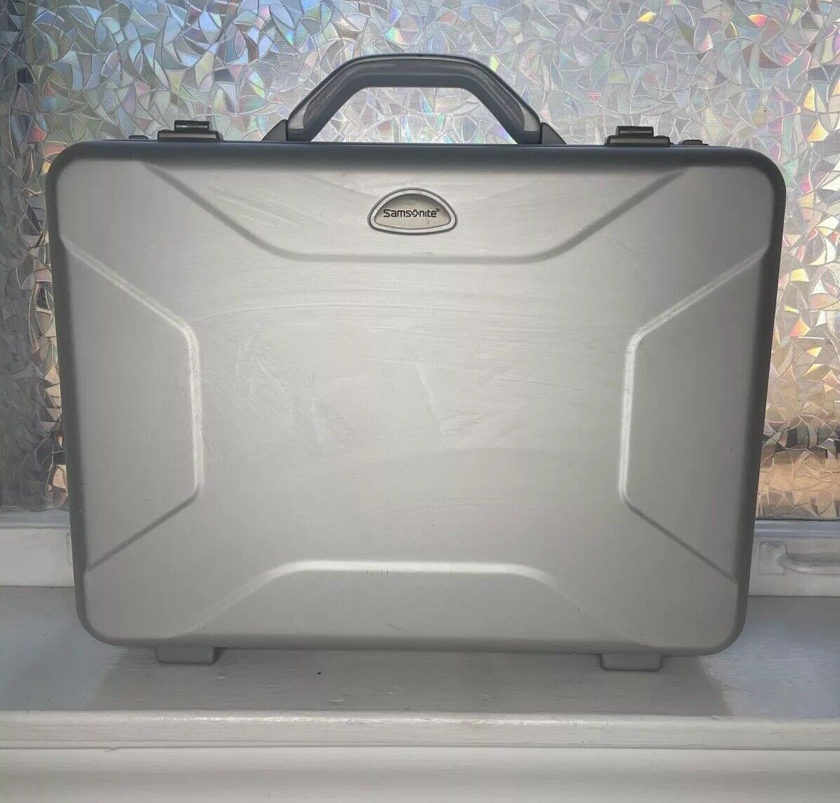 Samsonite Aluminum Hard Case Laptop Briefcase Silver Chrome #940088