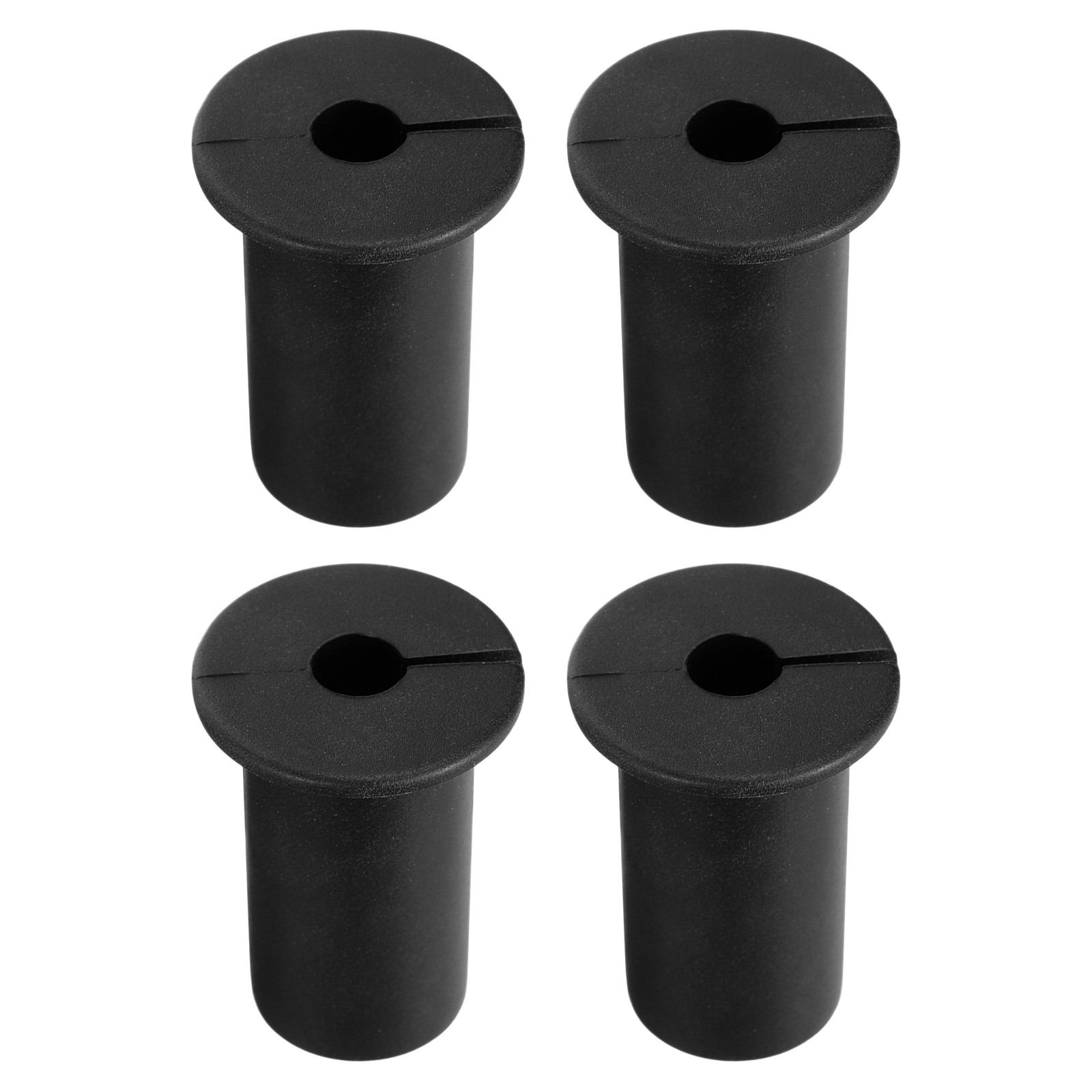 4 PCS Wall Grommets for Cables 3/4 Inch Cable with 7mm Hole Silicone Black