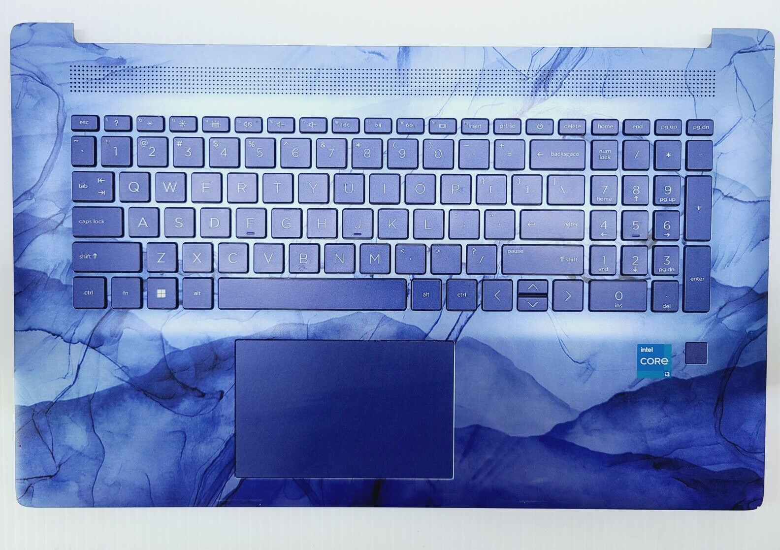 USED Genuine HP 17-cn0204ds Series Palmrest Keyboard with TOUCH ID  N20193-001