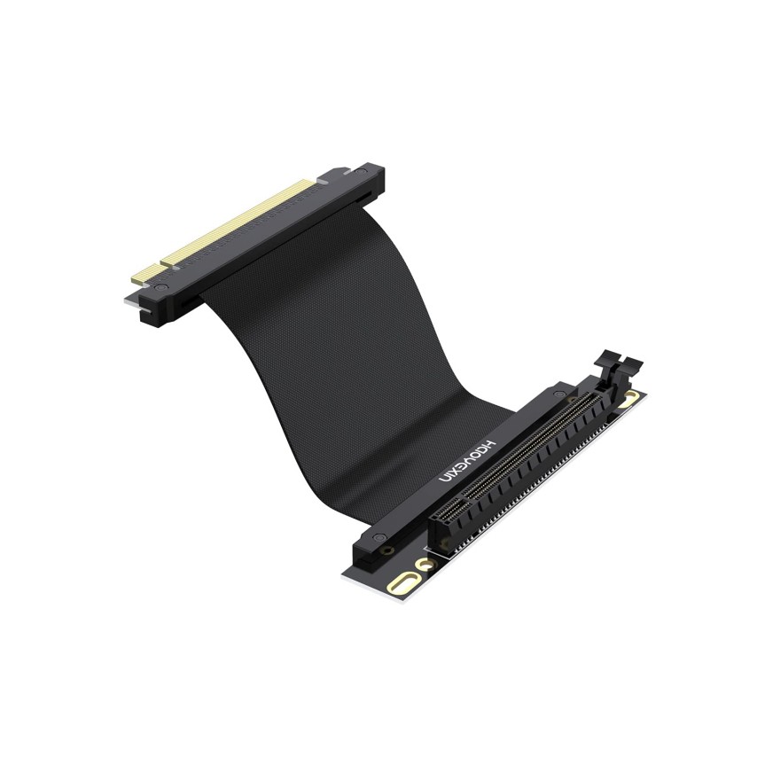 HAOYEXIN PCIE 3.0 X16 Extension Cable, PCI-E 16x Extreme High Speed Riser Cable,