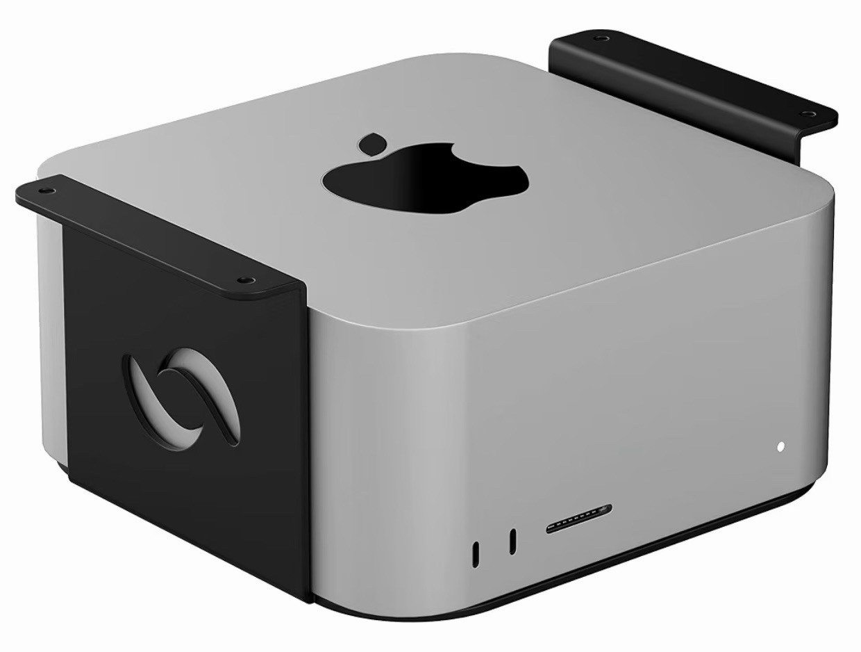 Humancentric Under Desk Mount Bracket For Mac Studio M1 M2 M3 M4  Black - New