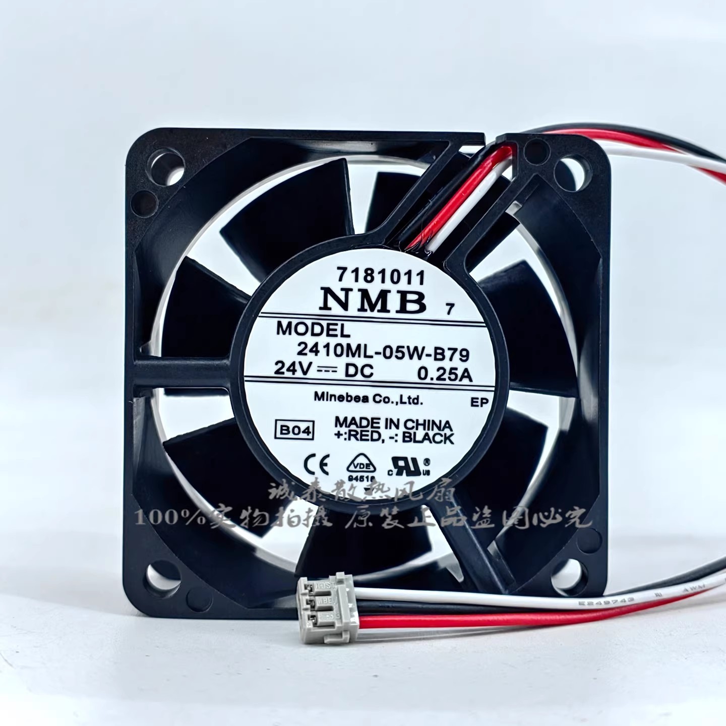 1PCS NMB 2410ML-05W-B79/B70 24V 0.25A ATV61 Schneider Electric Inverter Fan 6cm