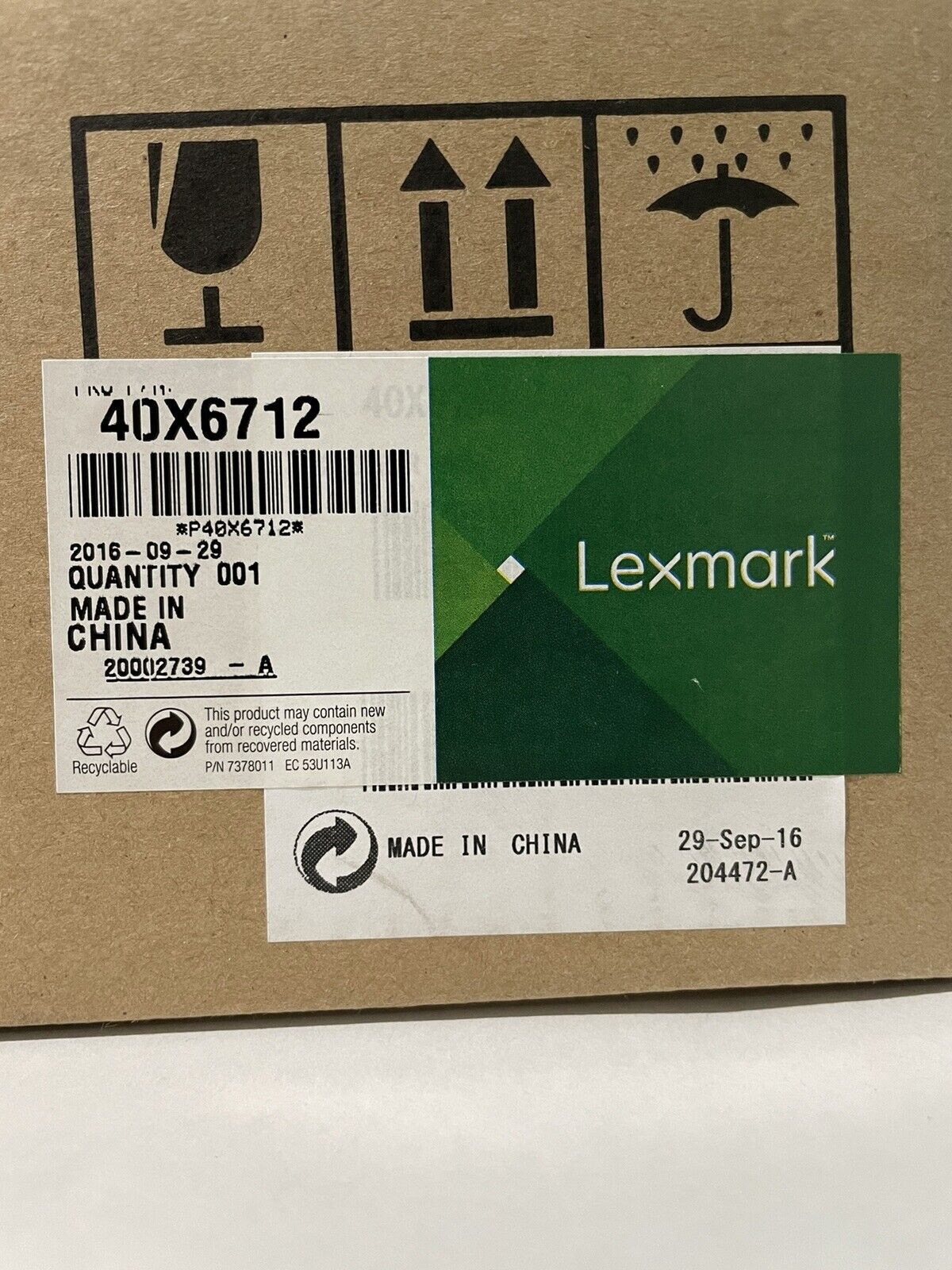 Lexmark 40X6712 Secondary Transfer Roller Assembly for X950 X952 X954 New