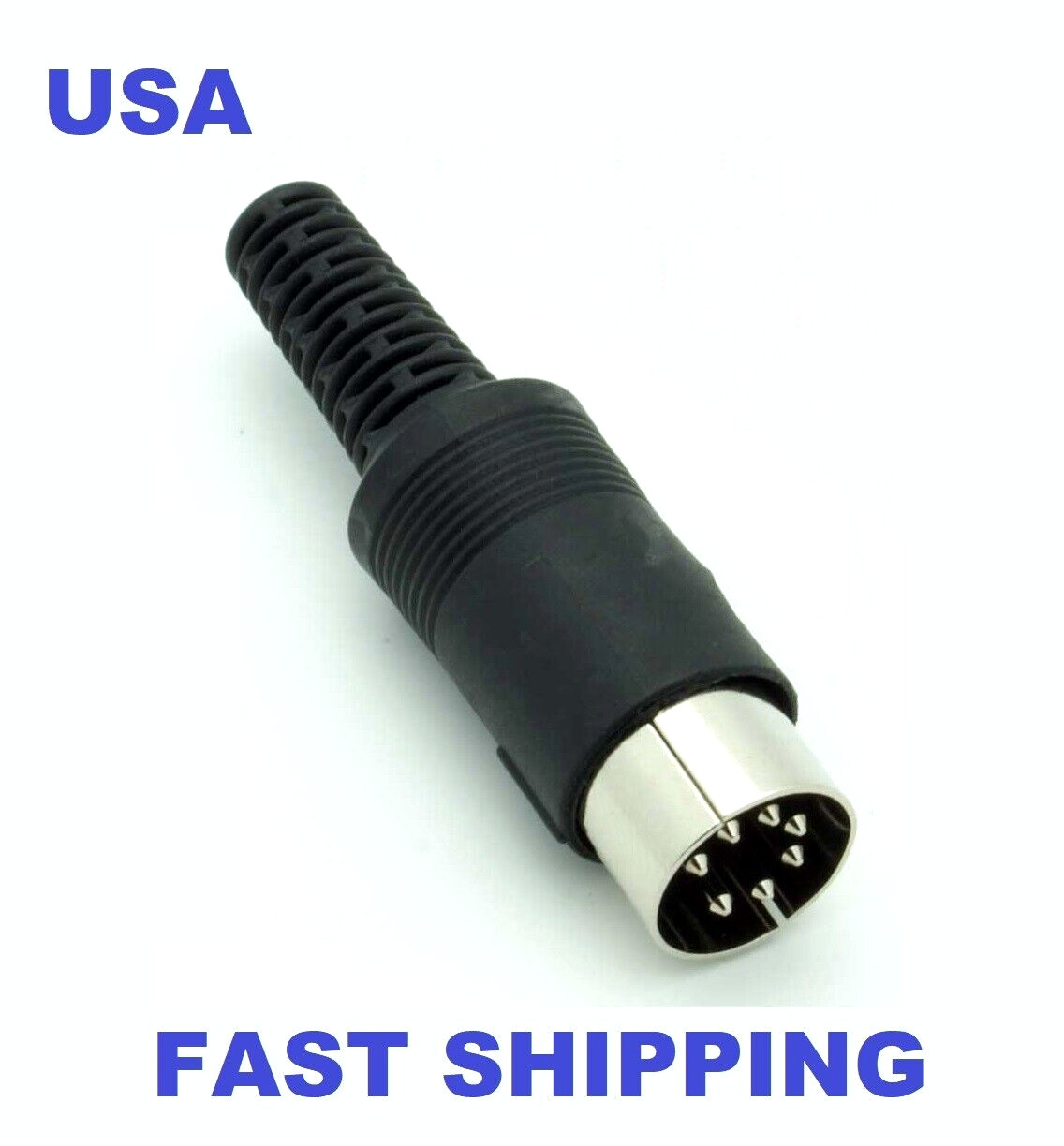 2 pieces 7 Pin DIN Male Connectors (US Shipping)