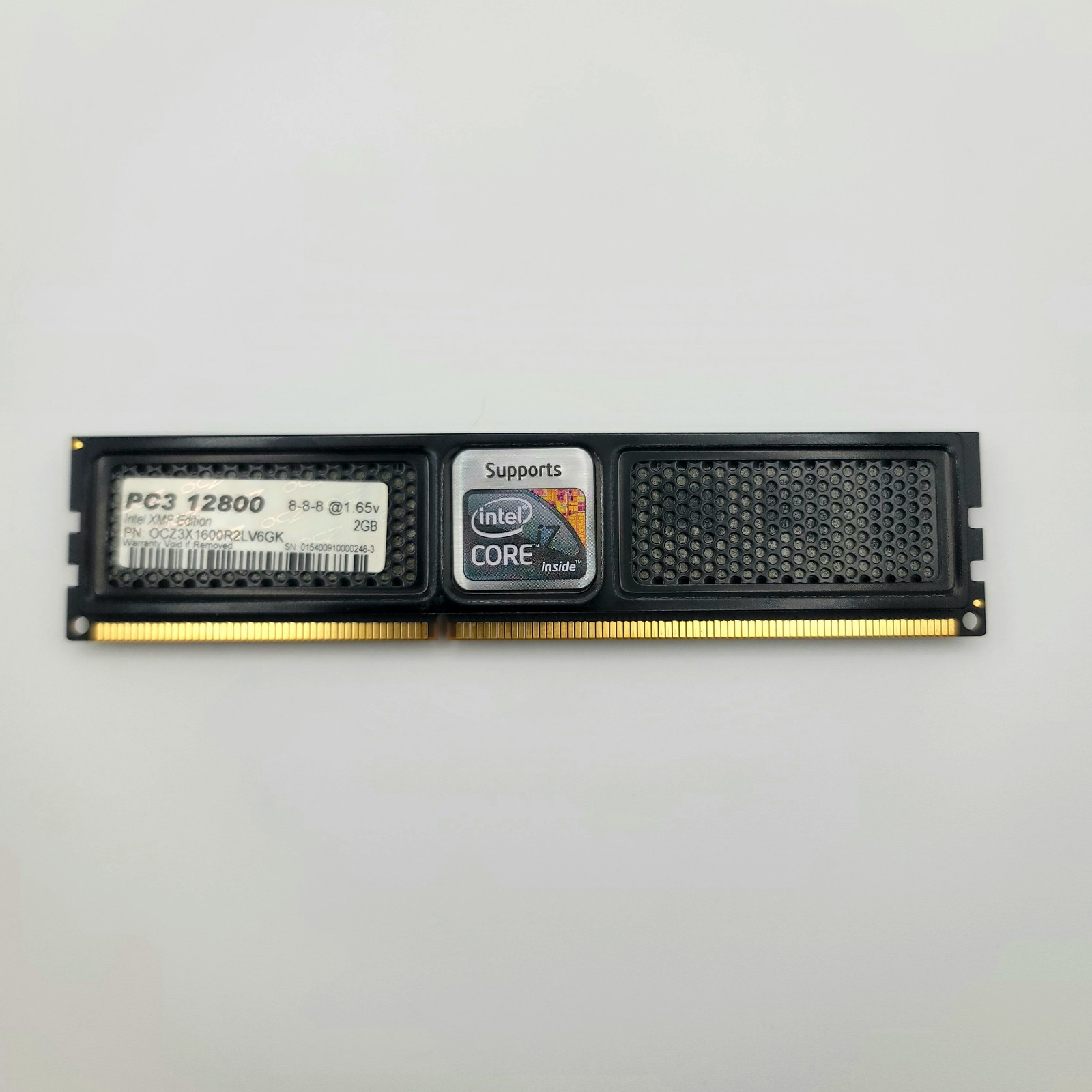 2GB DDR3 1600MHz PC3-12800 Desktop RAM Intel XMP Edition OCZ3X1600LV6GK