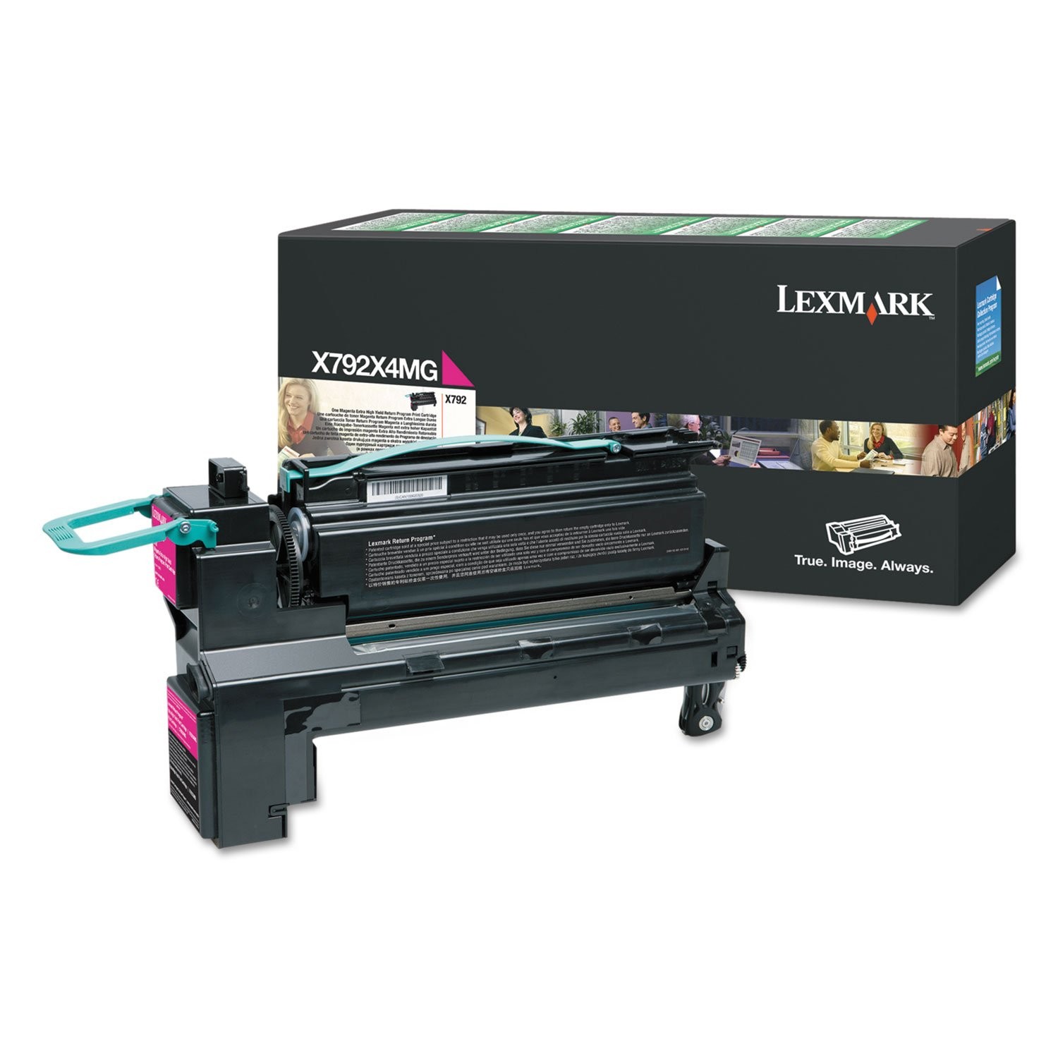 Original Lexmark X792X4MG Magenta Toner. New Sealed Box, We Ship Fast