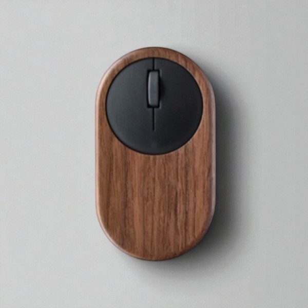 Hacoa Wooden Wireless Mouse Walnut Handmade Made in Japan NEW FS