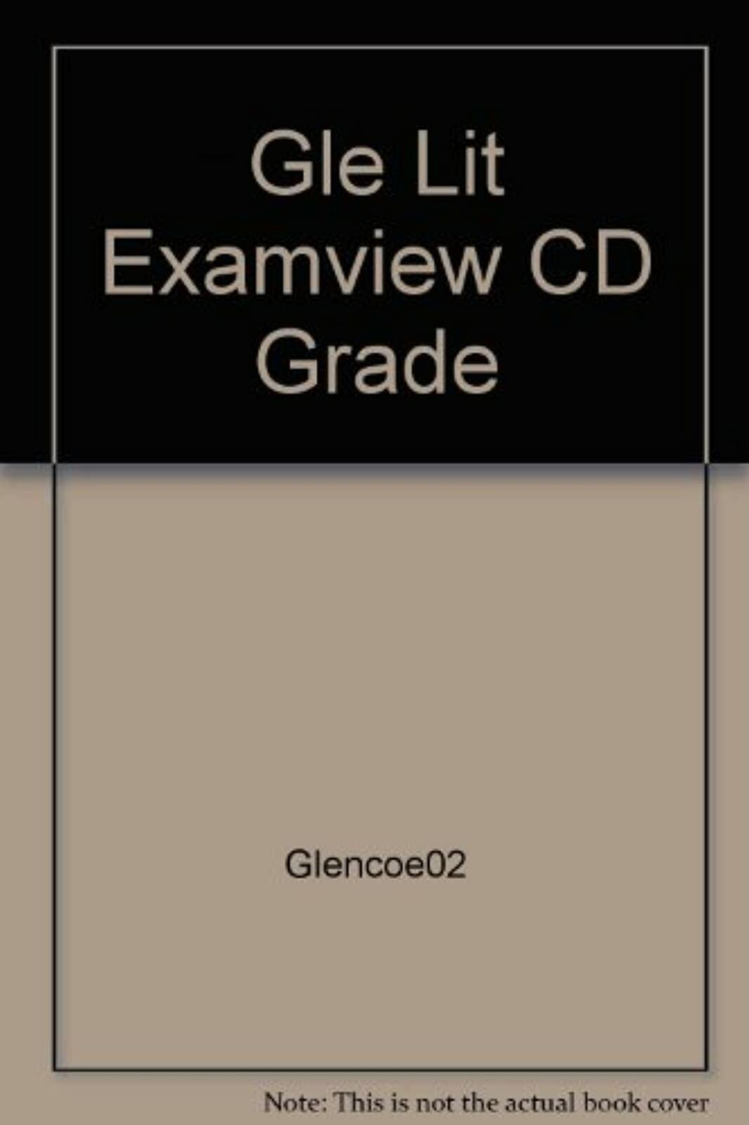 Examview Pro Testmaker CD-Rom Glencoe Literature The Reader's Choice Course Good