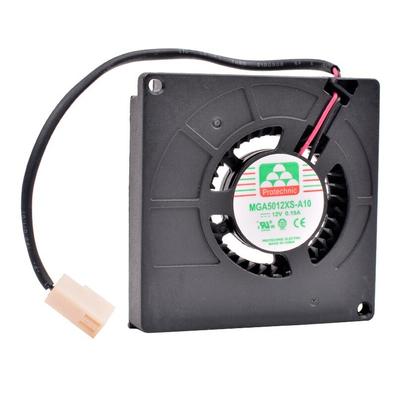 Protechnic MGA5012XS-A10 DC12V 0.19A 2Pin 5.5cm Blower fan Server Cooling Fan