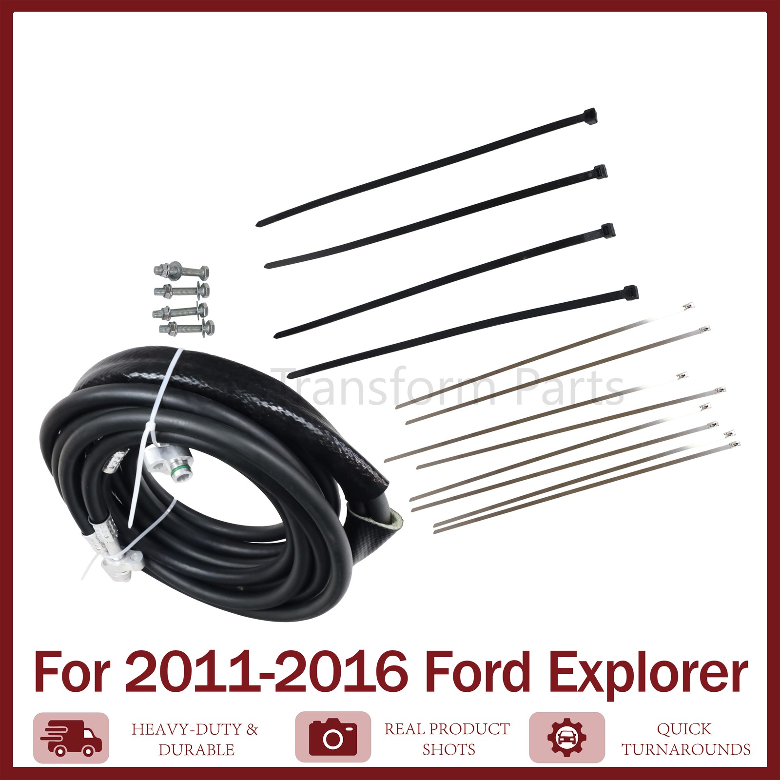 NEW FE37190 BB5219835B DB5219 Rear AC Line Auxiliary Set For 11-16 Ford Explorer