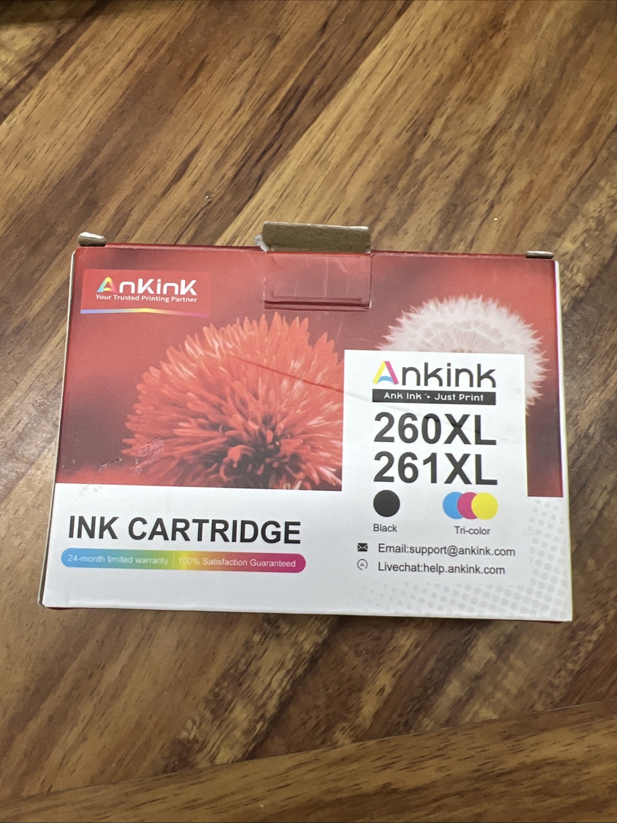 ANKINK Compatible Canon 260XL 261XL Black Color Combo Pack Ink Cartridges 2 PACK