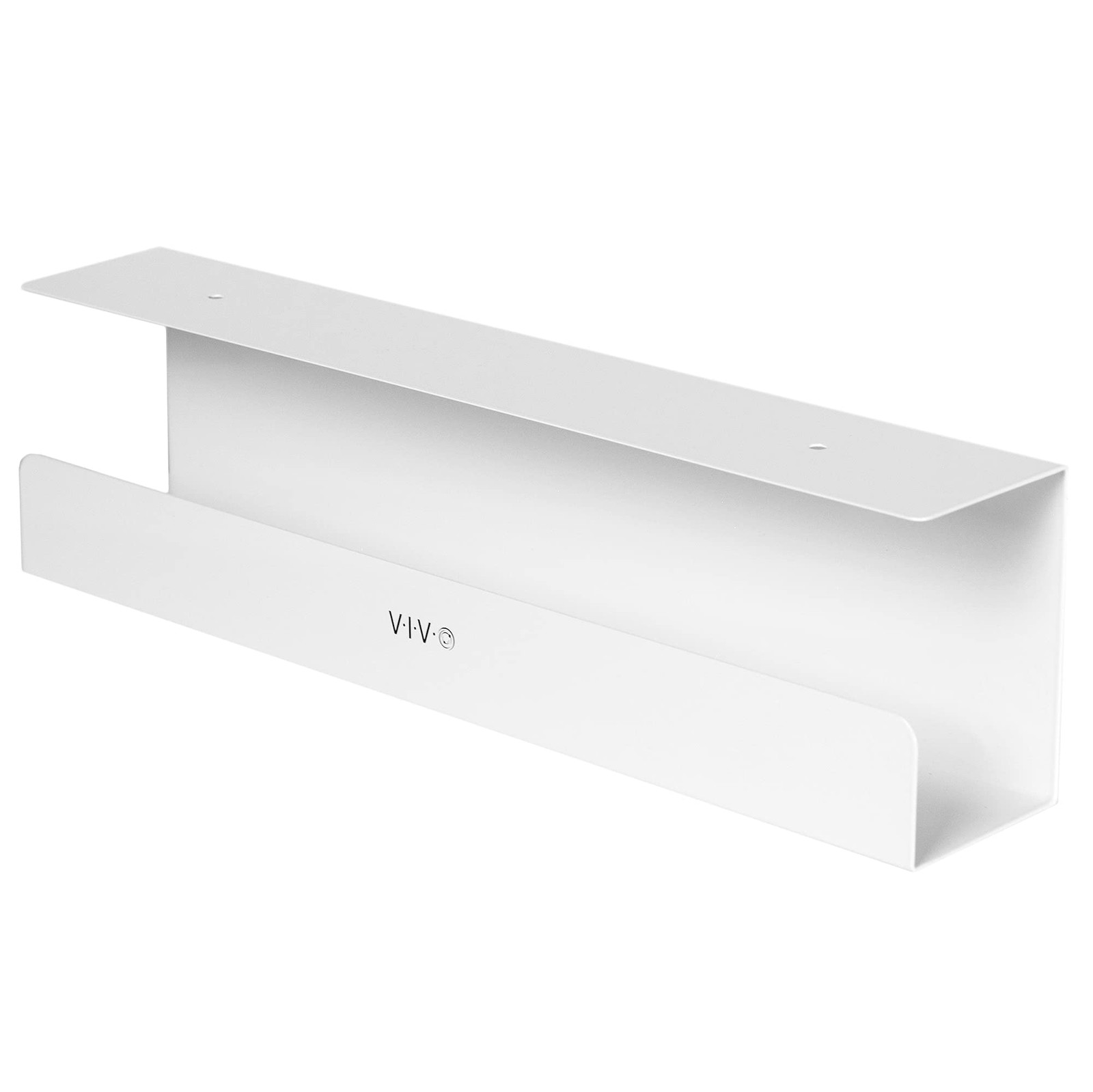 VIVO Under Desk 17 inch Cable Management Tray, Cord Standard, White 