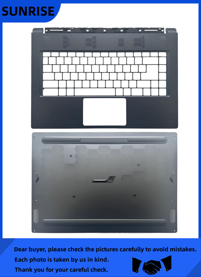 New For MSI Stealth 15M MS-1562 1563 Upper Palmrest Keyboard Cover+Bottom Case
