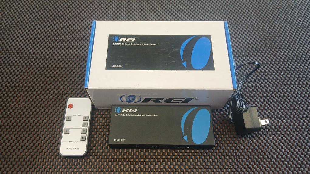 4K@60hz 2x2 HDMI™ Matrix (Audio Extract)-UHDS-202 (TDY027577)