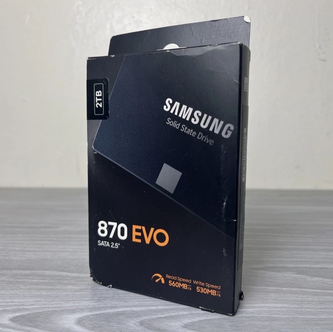 Samsung 870 EVO 2TB 2.5" Internal SSD MZ-77E2T0B/AM Insurance Incl SEALED *READ