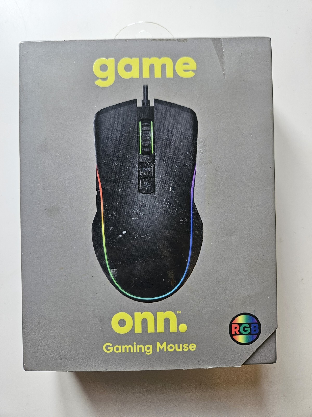 Onn Game Onn Wired RGB Gaming Mouse 1000027827 New