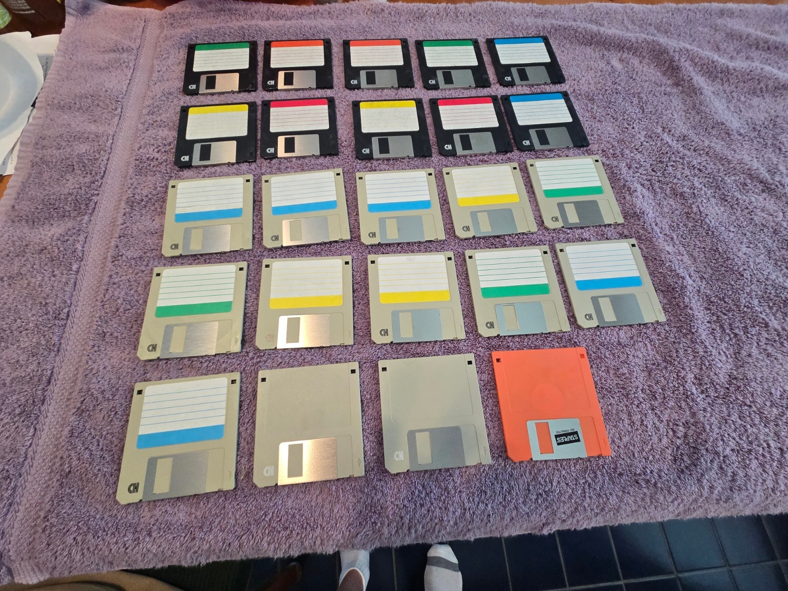 24) Brand New 3.5" HD Diskettes