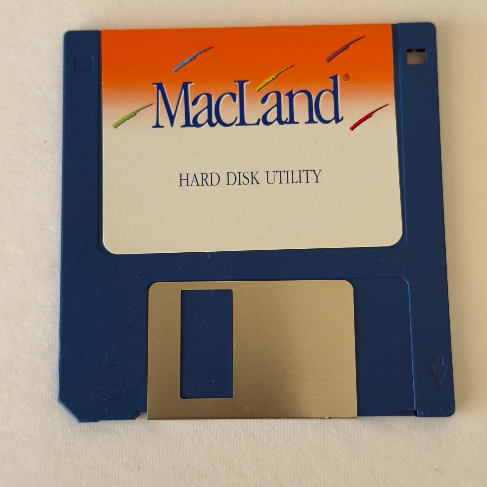 Vintage 1992 MacLand 3.5" Diskette Floppy Disk Hard Disk Utility Software