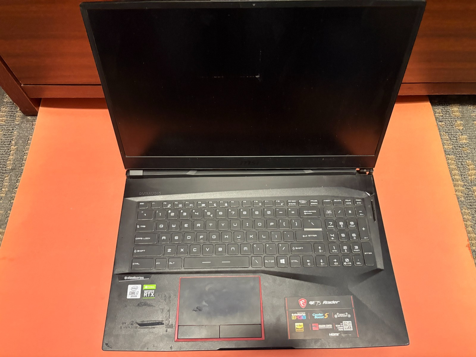 MSI Thin GF75  i7-10 Gen Model MS-17E9 (PARTS NOT WORKING)