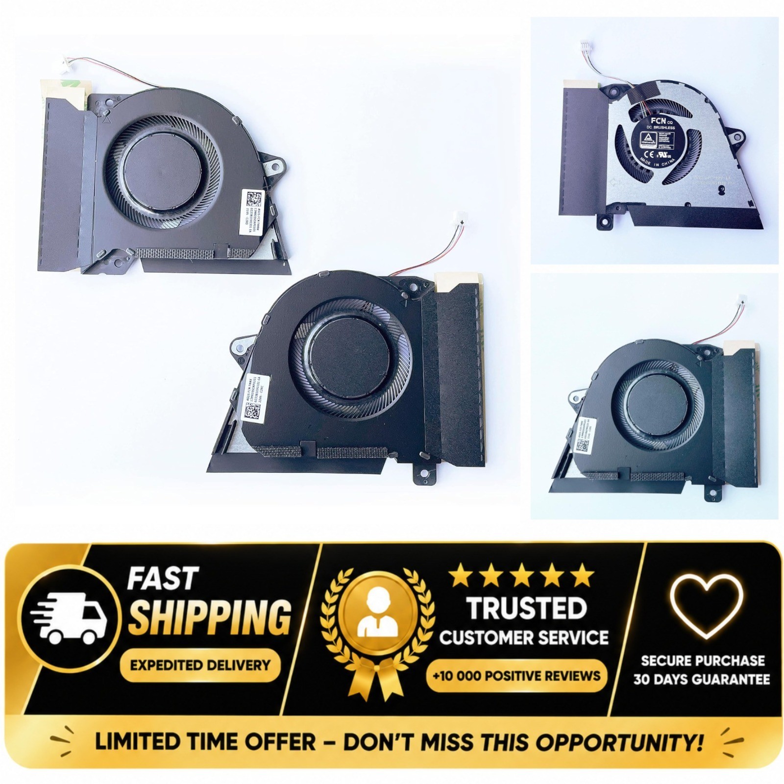 CPU GPU Cooling Fan Replacement for ASUS ROG Zephyrus G14 GA401Q GA401QC