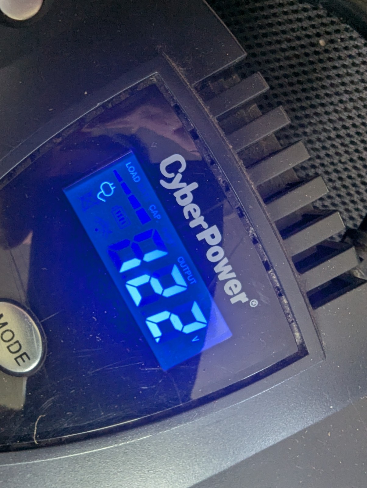 Cyberpower 825VA UPS, used, tested, batteries not included