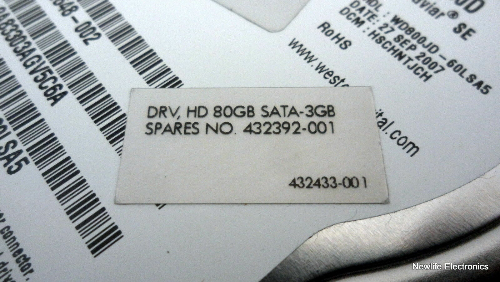 HP 449978-001 80GB 7,200 RPM 3 Gbps 3.5 in. SATA HDD 436242-002 ST380815AS
