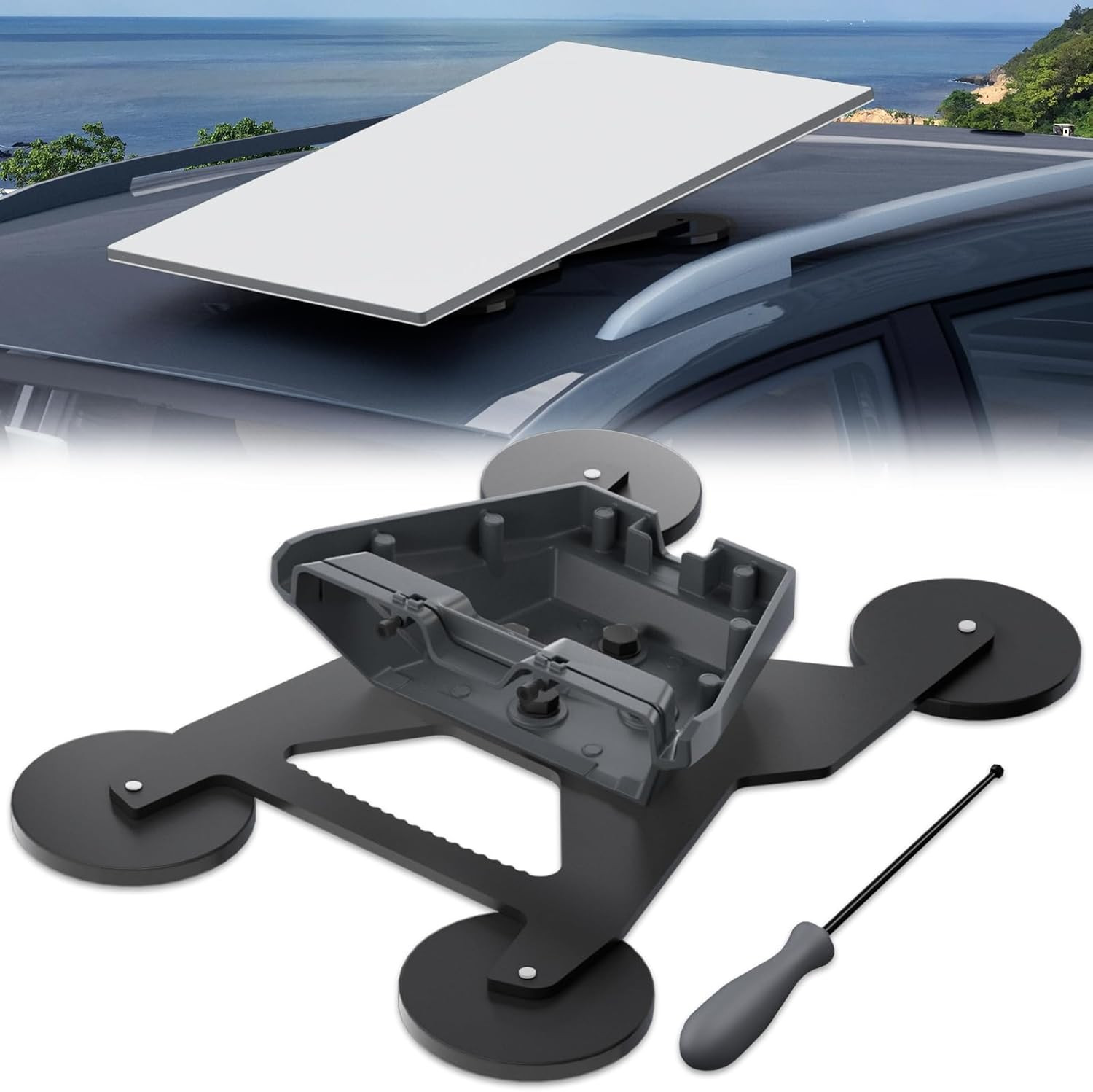 Starlink Gen 3 Mount Mobility, Magnetic with 440Lbs Heavy Duty Magnet Suction Ba