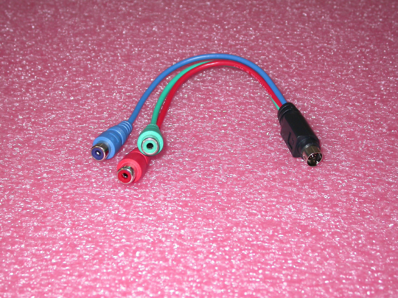 ATI 7-Pin S-Video to 3 RCA Component Adapter P/N 6110017600G BRAND NEW OEM