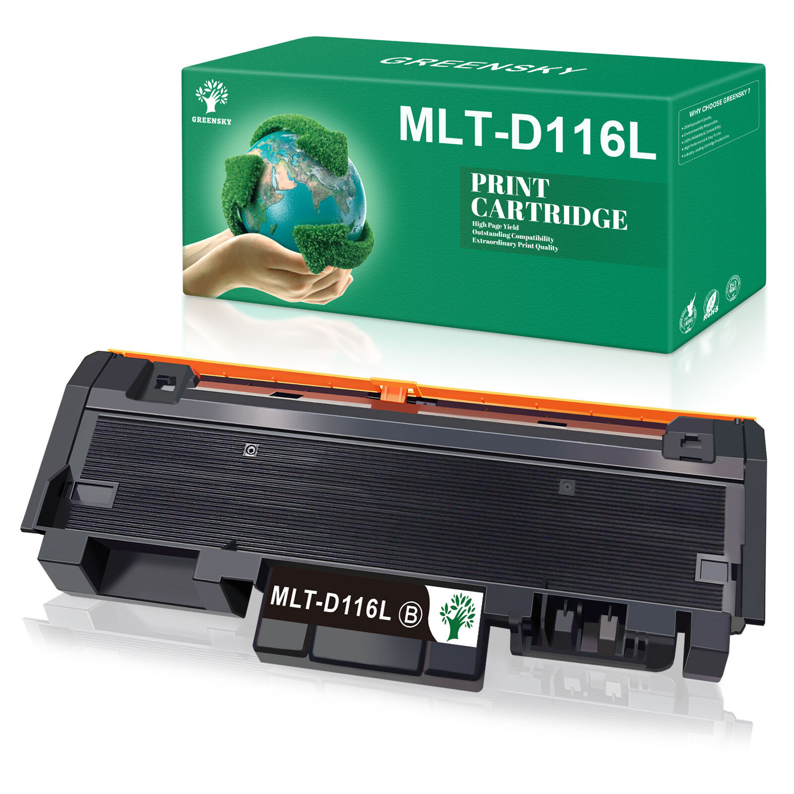 MLT-D116L Black Toner for Samsung 116L Xpress SL-M2625D SL-M2885FW SL-M2875DW