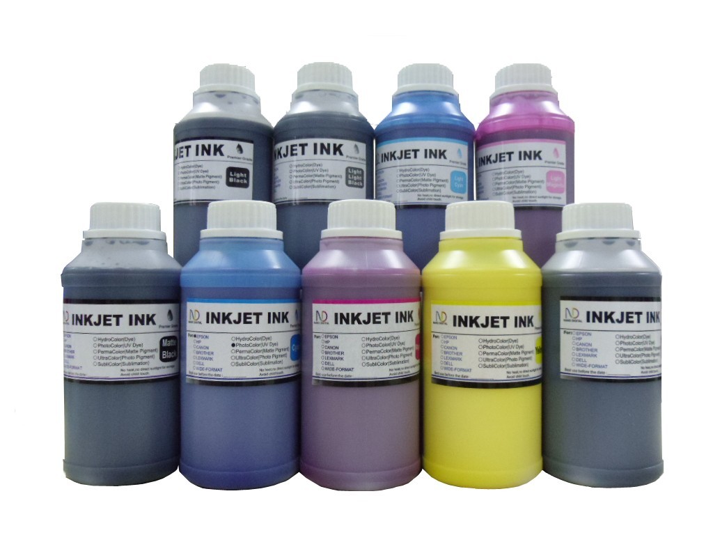 ND® Pigment Refill Ink for 96 T096 Stylus Photo R2880 T564/543 Pro 4800 9x250ml 
