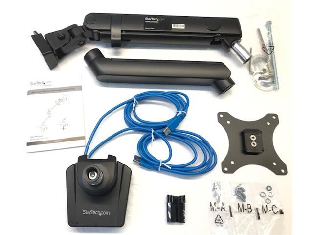 StarTech Single Arm Desk Mount for up to 34" Display ARMSLIM2USB3