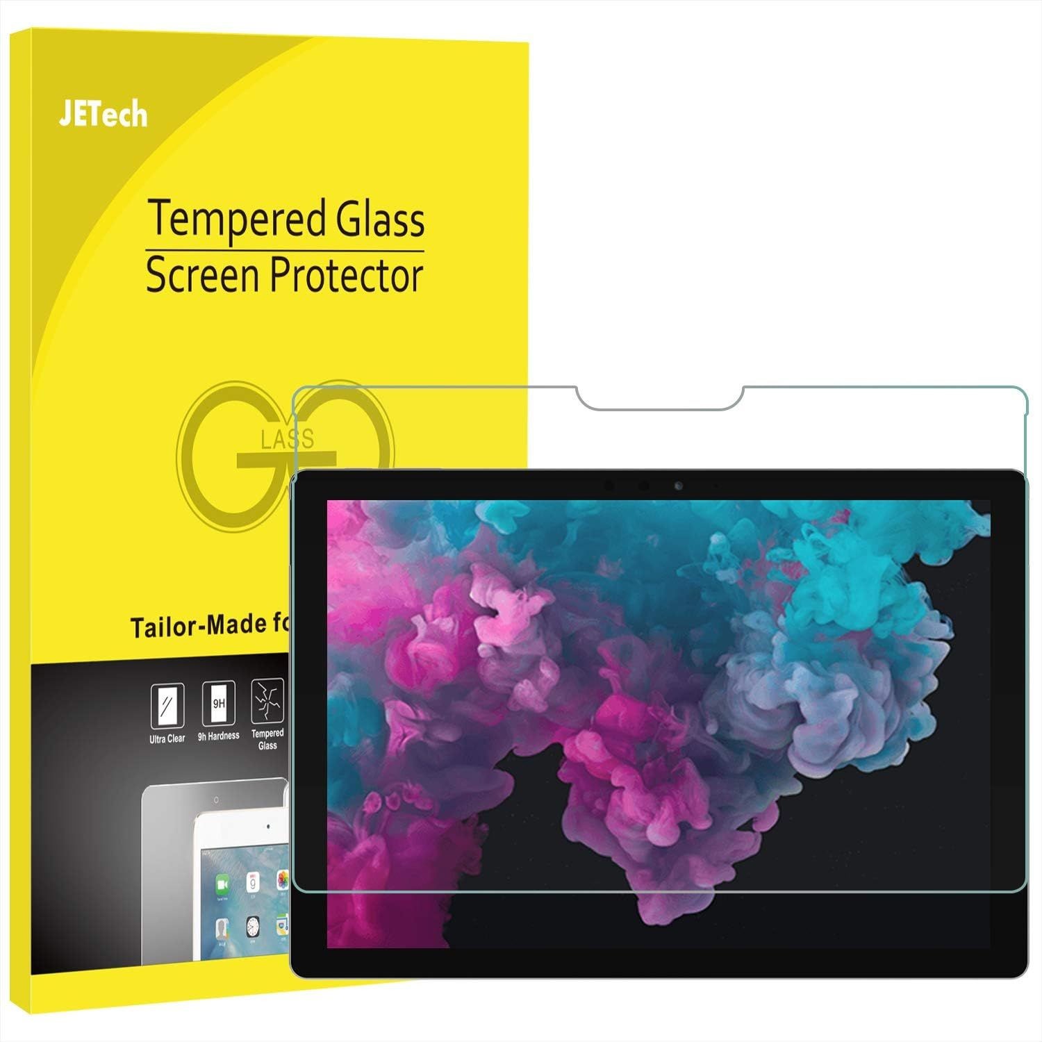 Clear Tempered Glass Film Screen Protector for Microsoft Surface Pro 6/5/4