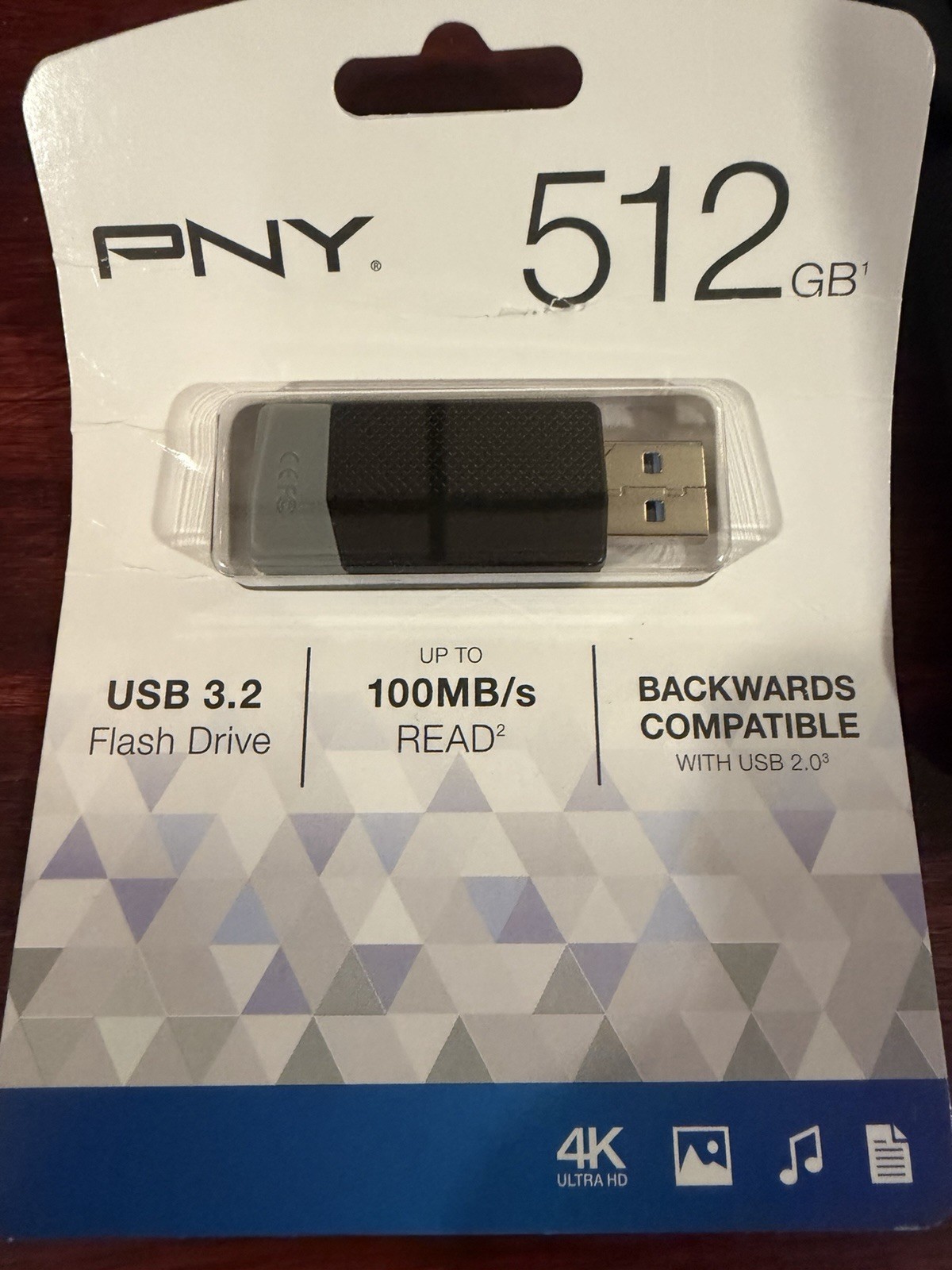 PNY ELEDGE 512GB USB 3.0 Flash Drive Open Box