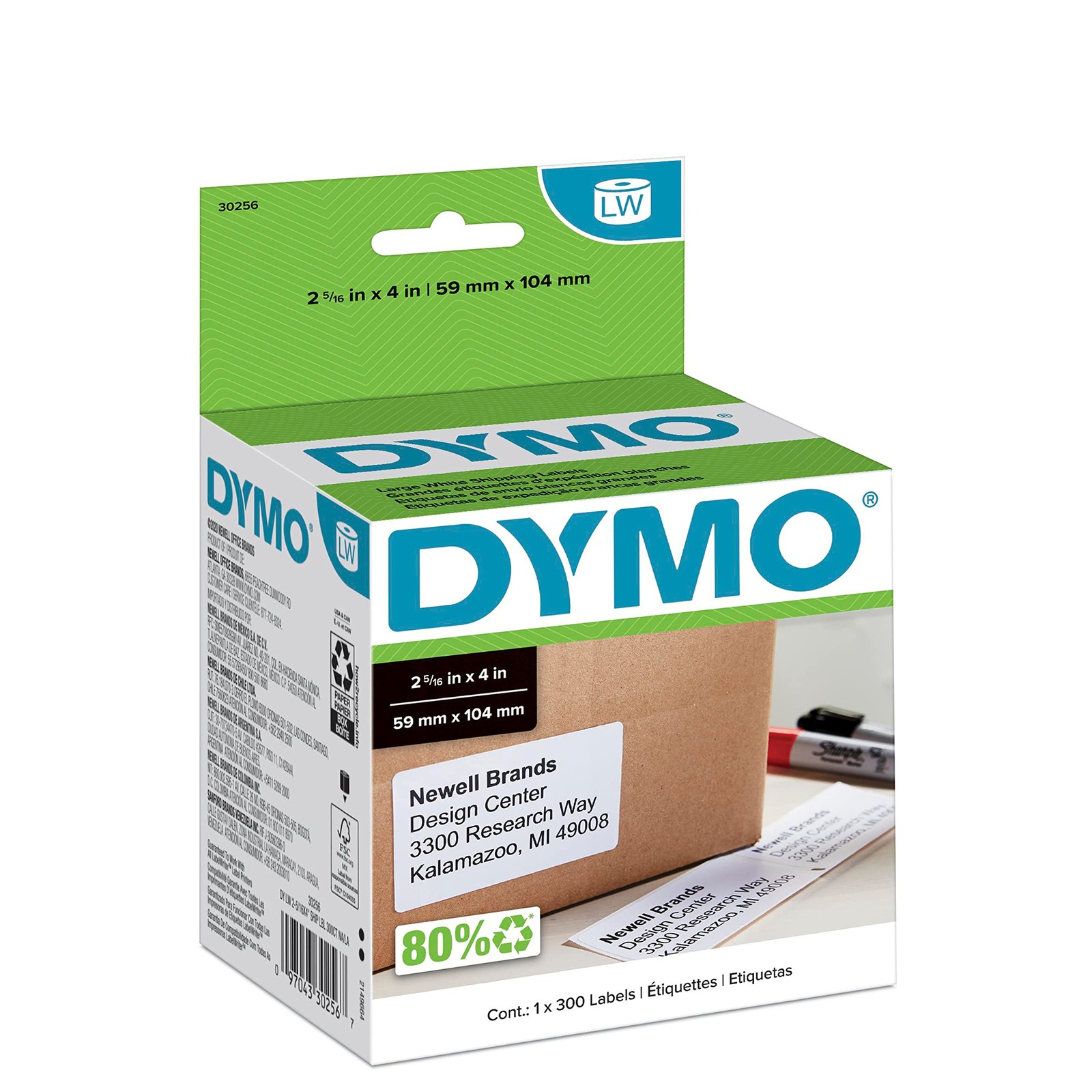 Dymo Authentic Lw Large Shipping Labels For LabelWriter Label Printers Brand New