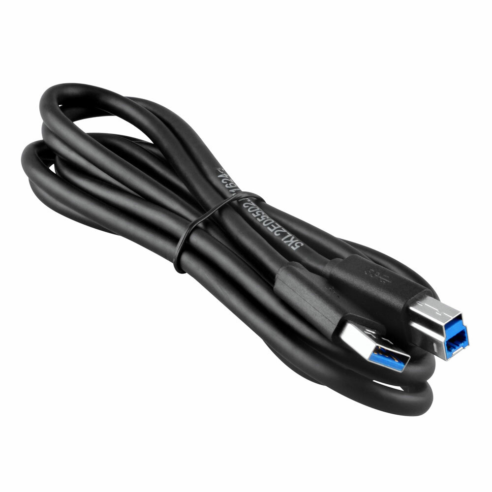 6ft USB 3.0 Printer Cable Type A Male to B Male Scanner Cable High Speed Black