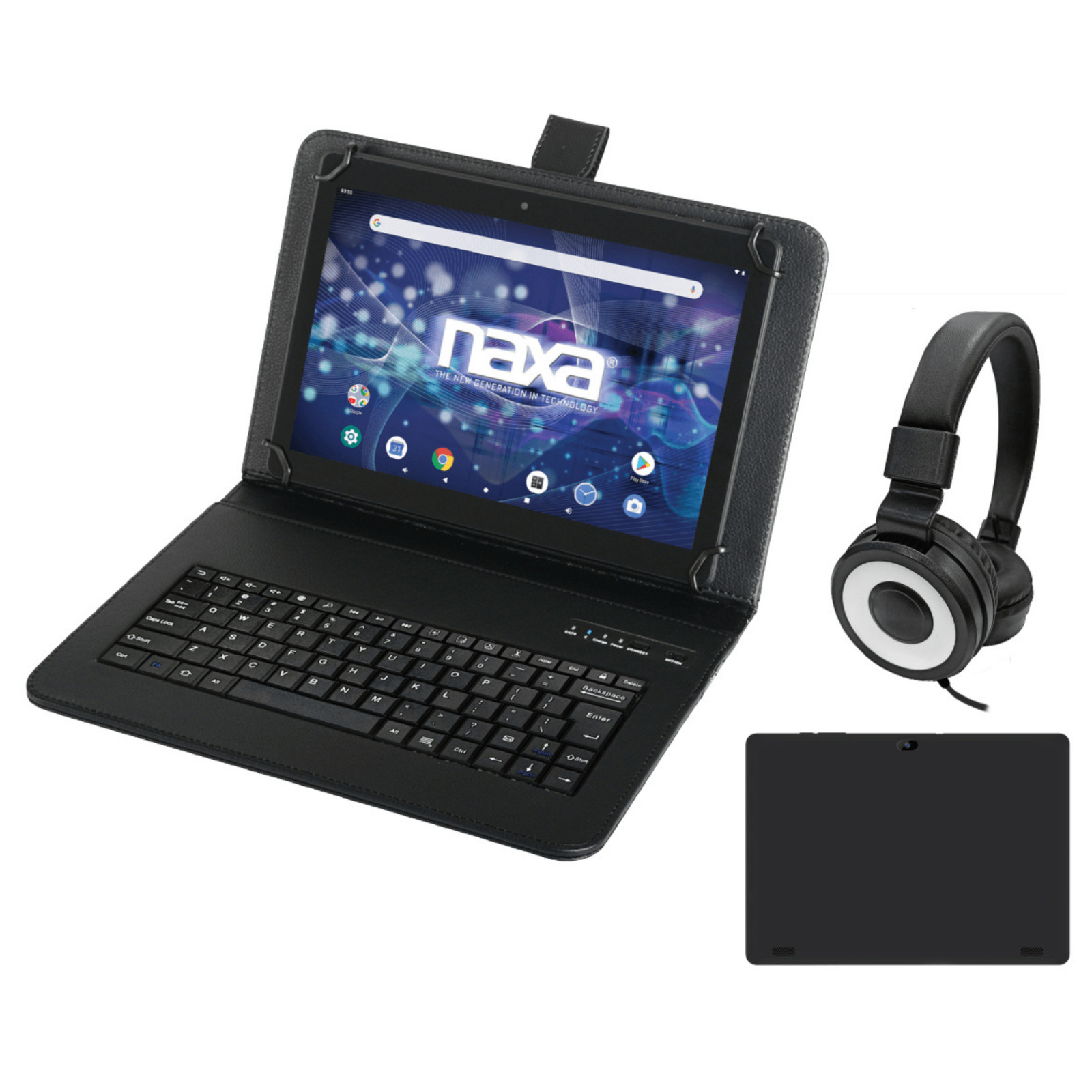 Naxa 7″ Tablet with Bluetooth Keyboard Black - Refurbished Grade Very Good