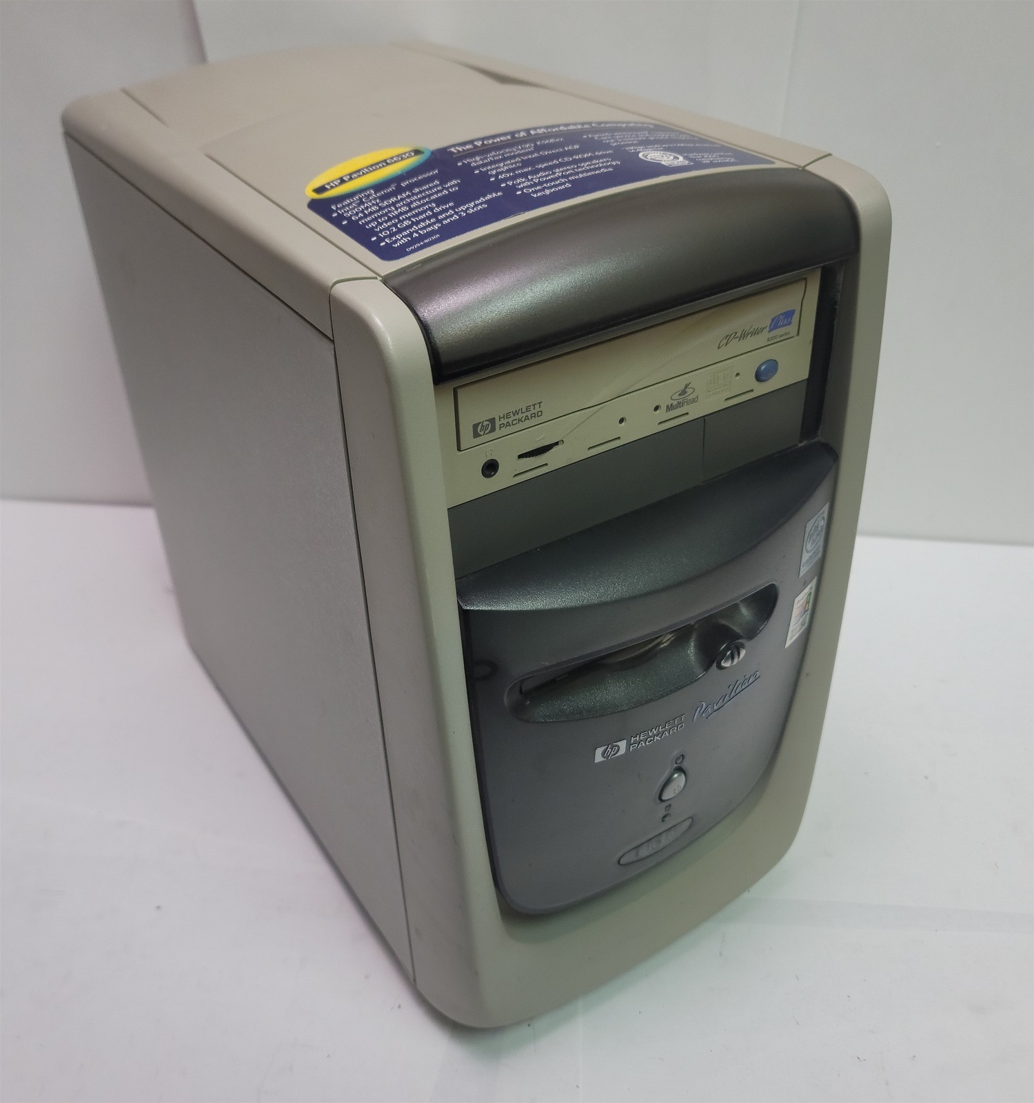 HP Pavilion 6630 PC - Intel Celeron 500MHz - 191MB RAM - Windows 98 SE